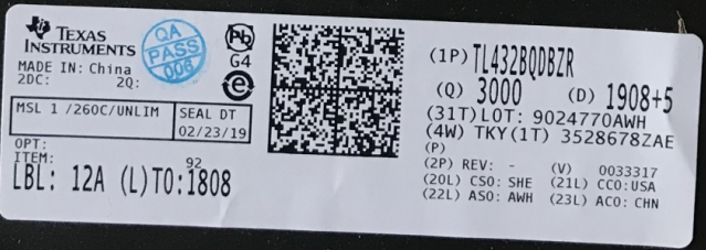 深圳电压基准TL432BQDBZR批发供应_诚信的TL432BQDBZR