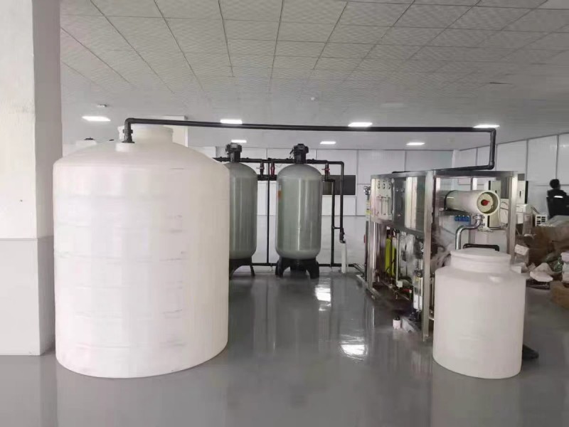 西安4吨工业反渗透设备激光切割厂安装完工实拍