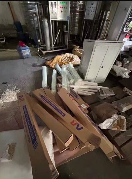 海德能4040膜调试，厂区纯水水质检测
