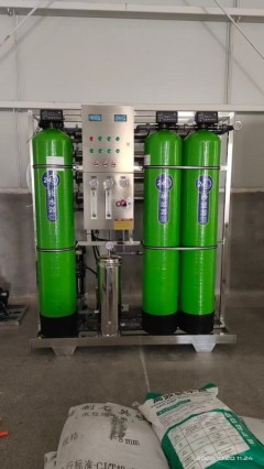 银川高硬水反渗透设备压力流量仪表细节