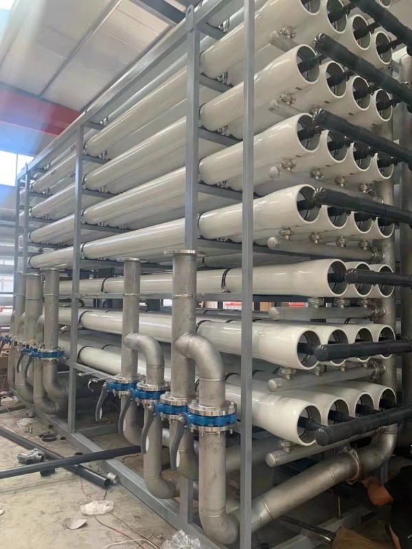 新疆奎屯厂区200T/H净水系统改造完工水质检测验收