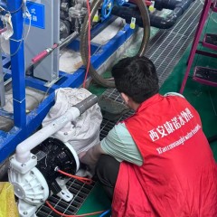 陕西厂区夜间停机纯水树脂更换施工案例