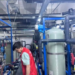 光电子行业超纯水设备耗材更换落地实景
