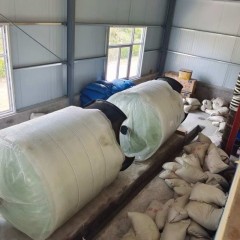 白水北盖村村级供水 60T/H石英砂活性炭净水设备实拍