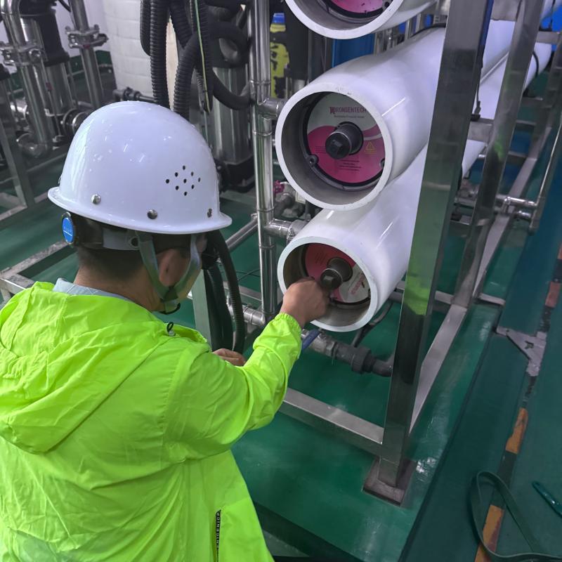 西安康诺 神木工业区10T/H反渗透设备RO膜更换运维